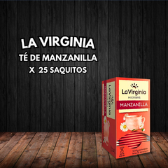 TE LA VIRGINIA MANZANILLA 25 SAQUITOS