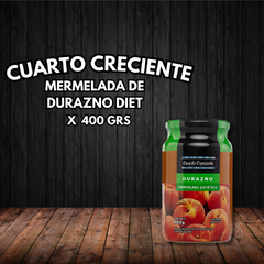 MERMELADA CUARTO CRECIENTE DIET DURAZNO 400G