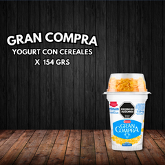 YOGURT CON CEREALES AZUCARADOS GRAN COMPRA X 154 GRS