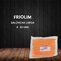 SALCHICHAS LARGAS FRIOLIM X 30 UND