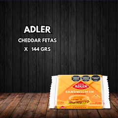ADLER CHEDDAR FETAS X 144 GRS