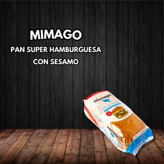 PAN SUPER HAMBURGUESA CON SESAMO MIMAGO