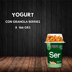 YOGURT CON GRANOLA BERRIES SER X 166 GRS