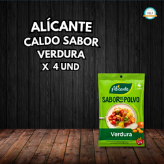 CALDO ALICANTE VERDURA 4 SOBRES