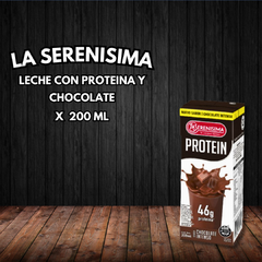 LECHE CON PROTEINA Y CHOCOLATE X 200 ML (LA SERENISIMA)