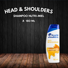 SHAMPOO HEAD & SHOULDERS NUTRI-MIEL 180 ML - comprar online