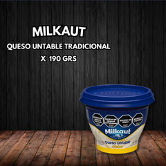 QUESO UNTABLE TRADICIONAL MILKAUT X 190 GRS
