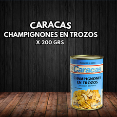 CHAMPIG.CARACAS TROZOS 400g