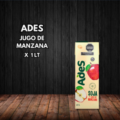 JUGO ADES MANZANA 1LT