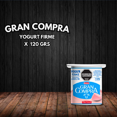 YOGURT FIRME DE FRUTILLA GRAN COMPRA X 120 GRS