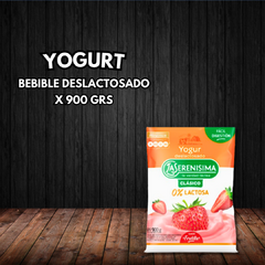YOGURT BEBIBLE DESLACTOSADO DE FRUTILLA X 900 GRS (LA SERENISIMA)