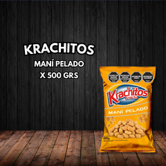 MANI PELADO SALADO X 500 GS KRACHITOS