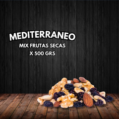 MIX DE FRUTAS SECAS MEDITERRANEO X 500 GS