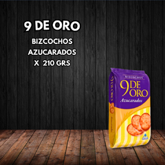 BIZCOCHOS 9 DE ORO AZUCARADO X 210 GRS - comprar online