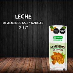 LECHE DE ALMENDRAS SIN AZÚCAR X 1 LT (LA SERENISIMA)