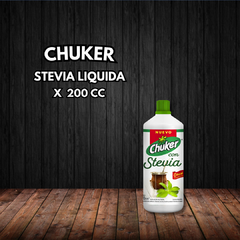 EDULCORANTE CHUKER STEVIA LIQUIDO 200cc