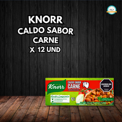 CALDO KNORR CARNE X 12 CUBOS