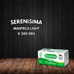 MANTECA LIGHT SERENISIMA 200 GRS
