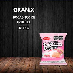 BOCADITOS RELLENOS DE FRUTILLA GRANIX - comprar online