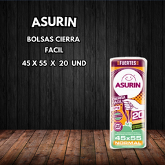 BOLSA ASURIN CIERRA FACIL 45 X 55 20 UND - comprar online