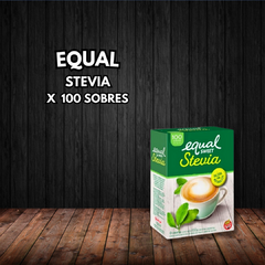 EDULCORANTE EQUALS STEVIA 100 SOBRES