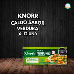CALDO KNORR VERDURA X 12 CUBOS