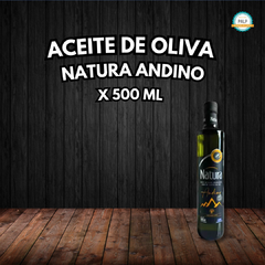 ACEITE NATURA OLIVA ANDINO VIDRIO .500 ML