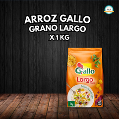 ARROZ GALLO BOLSA 1K GRANO LARGO