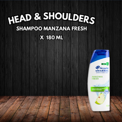 SHAMPOO HEAD & SHOULDERS MANZANA FRESH X 180 ML - comprar online