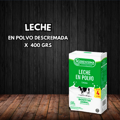LECHE EN POLVO DESCREMADA X 400 GRS (LA SERENISIMA)