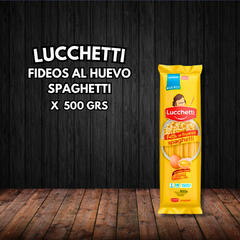 FIDEOS LUCCHETTI SPAGHETTI AL HUEVO 500g