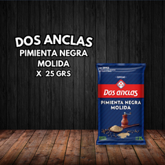 PIMIENTA NEGRA MOLIDA DOS ANCLAS 25G