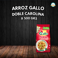 ARROZ GALLO DOBLE BOLSA 500g