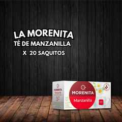 TE LA MORENITA MANZANILLA 20 SAQUITOS