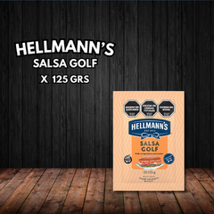 SALSA GOLF HELLMANNS 125G SACHET
