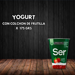 YOGURT CON COLCHON DE FRUTILLA SER X 175 GRS