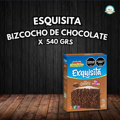 BIZCOCHO EXQUISITA DE CHOCOLATE 540G