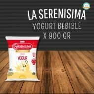 YOGURT BEBIBLE VAINILLA LA SERENISIMA X 900 GR