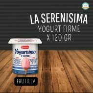 Yogur Firme Conicet frutilla Yogurisimo 120gr