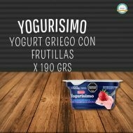 Yogur Griego frutillas a la crema Yogurisimo ​125gr