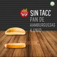 PAN DE HAMBURGUESAS X 4 UNIDADES SIN TACC