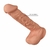 Prótese realística com vibrador multivelocidade 26 X 4,8