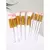 Kit 10 Pinceis maquiagem Kabuki Profissional