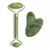 Rolo Pedra De Jade Com Placa Guasha Facial Cor Verde