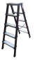 Escalera Plegable Aluminio Doble Lado 5 Peldaños 109cm 95kg