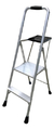 Escalera Plegable Aluminio 57 Cm 95 Kg 2 Peldaños Hogar Fema