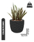 Maceta Redonda Prisma Color Plomo 52x42cm Liviana Resistente - tienda online