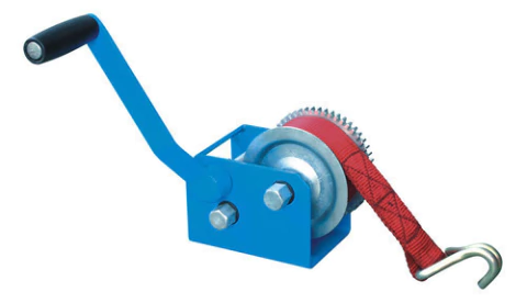 Malacate Manual Fema 907 Kg Cinta 6 M Y Gancho Garra Fema