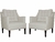 Kit 2 Poltronas Decorativa Stefanie Couro - loja online