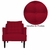 Kit 2 Poltronas Decorativa Stefanie Couro - loja online